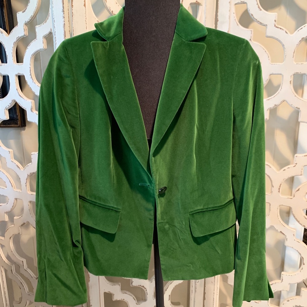 Green Talbots blazer, Sz 4